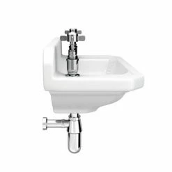 Nuie Carlton 515mm Traditional Cloakroom Basin (2 Tap Hole - Depth 300mm) -Nuie Sales Store NCS829 n d2 460