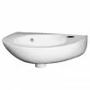Nuie - Round 350mm Wall Hung Cloakroom Basin - 1 Tap Hole - NCU932 -Nuie Sales Store NCU932 p