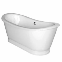 Nuie Alice 1750 Double Ended Roll Top Slipper Bath With Skirt -Nuie Sales Store NFB002 detail2 375