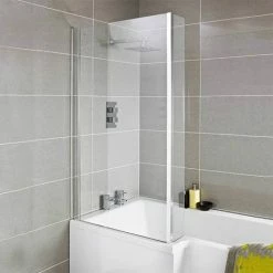 Nuie 1400 Quattro Fixed Bath Screen - NSBS2 -Nuie Sales Store NSBS2 D2 460