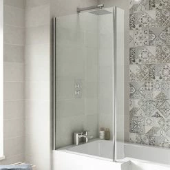 Nuie 1400 Quattro Fixed Bath Screen - NSBS2