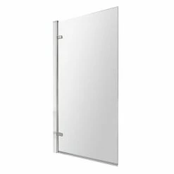 Nuie 8mm Glass Square Hinged Bath Screen - NSSQ7