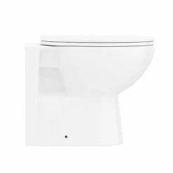 Nuie Sienna 500mm BTW Toilet Unit Inc. Cistern + Soft Close Seat (Depth 200mm) -Nuie Sales Store NVS142 BTW002 NTS010 d2 460
