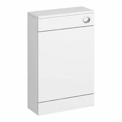 Nuie Sienna High Gloss White WC Unit With Concealed Cistern W500 X D200mm - NVS142