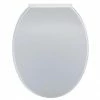 Nuie Standard Soft Close Toilet Seat - White -Nuie Sales Store Oxford Slow Close Toilet Seat White Medium