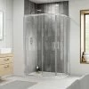 Nuie Pacific RH Offset Quadrant Shower Enclosure Inc. Tray