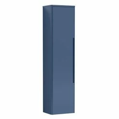 Nuie Elbe Satin Blue Wall Hung Tall Unit - PAR362