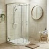Nuie Pacific D-Shape Shower Enclosure Inc. Shower Tray + Waste 2 Nuie Pacific D-Shape Shower Enclosure Inc. Shower Tray + Waste -Nuie Sales Store Pacific D Shape Shower Enclosure p