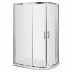 Nuie Pacific RH Offset Quadrant Shower Enclosure Inc. Tray -Nuie Sales Store Pacific RH Offset Quadrant Shower Enclosure D6 460