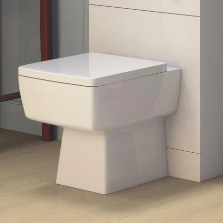 Nuie Bliss Square Back To Wall Pan Inc. Soft Close Top Fix Seat + Concealed Cistern 4 Nuie Bliss Square Back To Wall Pan Inc. Soft Close Top Fix Seat + Concealed Cistern - Image 2