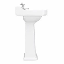 Nuie Carlton Traditional Basin + Pedestal (2 Tap Hole - Various Sizes) 8 Nuie Carlton Traditional Basin + Pedestal (2 Tap Hole - Various Sizes) -Nuie Sales Store Premier Carlton Traditional Basin with Pedestal n d2 460