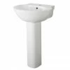 Nuie - Darwin 1TH Basin With Full Pedestal -Nuie Sales Store Premier Darwin 1TH Basin with Full Pedestal prod