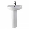 Nuie - Ivo Basin 1TH With Full Pedestal - 2 Size Options -Nuie Sales Store Premier Ivo Basin 1TH with Full Pedestal p