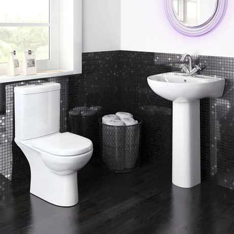 Nuie Lawton Compact 4-Piece Bathroom Suite Nuie Lawton Compact 4-Piece Bathroom Suite -Nuie Sales Store Premier Lawton Compact 4 Piece Bathroom Suite p