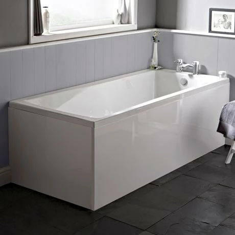 Nuie Linton Square Single Ended Bath (inc. Front + End Panel) 2 Nuie Linton Square Single Ended Bath (inc. Front + End Panel)