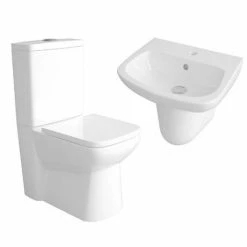 Nuie Renoir 4-Piece Modern Cloakroom Suite