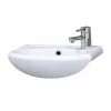 Nuie - Sienna 420mm Semi-recessed Ceramic Basin - NBS004