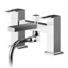 Nuie Sanford Chrome Bath Shower Mixer + Shower Kit - SAN304
