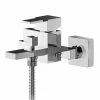 Nuie Sanford Chrome Wall Mounted Bath Shower Mixer + Shower Kit - SAN316 1 Nuie Sanford Chrome Wall Mounted Bath Shower Mixer + Shower Kit - SAN316 -Nuie Sales Store SAN316 P