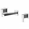 Nuie Sanford Chrome 3TH Wall Mounted Basin Mixer - SAN317 -Nuie Sales Store SAN317 P