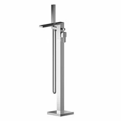 Nuie Sanford Chrome Freestanding Bath Shower Mixer - SAN321