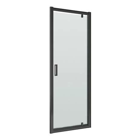 Nuie Pacific Black Profile Pivot Shower Door 4 Nuie Pacific Black Profile Pivot Shower Door - Image 2