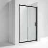 Nuie Pacific Black Profile Sliding Shower Door -Nuie Sales Store SQSL10BP P