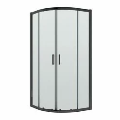 Nuie Pacific Black Profile Quadrant Shower Enclosure -Nuie Sales Store SQU8BP D2 460
