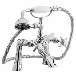 Nuie Traditional 1/2" Bath Shower Mixer - Chrome - IJ324