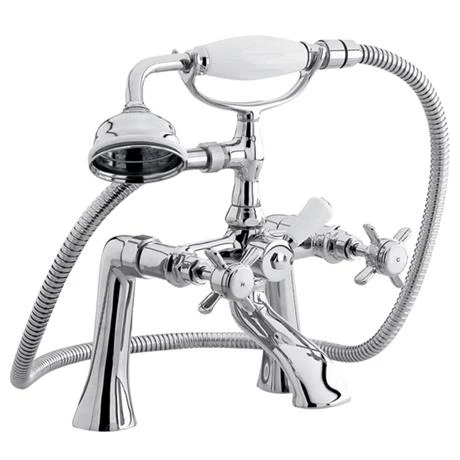 Nuie Traditional 1/2" Bath Shower Mixer - Chrome - IJ324 2 Nuie Traditional 1/2" Bath Shower Mixer - Chrome - IJ324