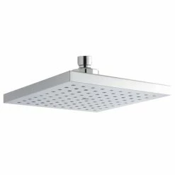 Nuie Square Fixed Shower Head 200 X 200mm - Chrome - HEAD50
