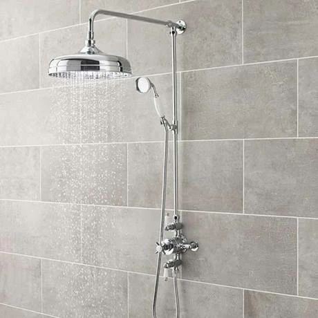Nuie Traditional Triple Exposed Thermostatic Shower Valve - A3057E 4 Nuie Traditional Triple Exposed Thermostatic Shower Valve - A3057E - Image 2