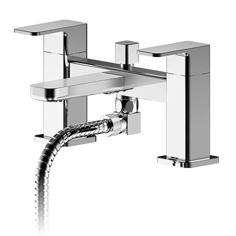 Nuie Windon Chrome Bath Shower Mixer + Shower Kit - WIN304 3 Nuie Windon Chrome Bath Shower Mixer + Shower Kit - WIN304