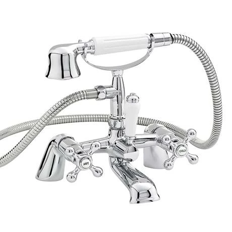 Nuie Viscount Range Mono Basin & Bath Shower Mixer - Chrome 4 Nuie Viscount Range Mono Basin & Bath Shower Mixer - Chrome - Image 2