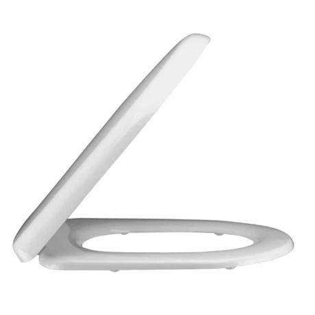 Nuie Luxury D-Shape Soft Close Toilet Seat With Top Fix - White - NTS002 4 Nuie Luxury D-Shape Soft Close Toilet Seat With Top Fix - White - NTS002 - Image 2
